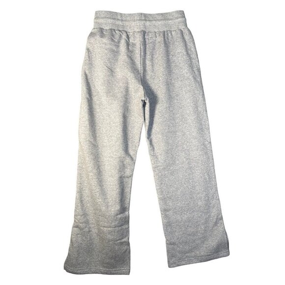 HALARA High Waisted Drawstring Side Pocket Split Wide Leg Fleece Casual Gray XL‎ - Picture 6 of 8